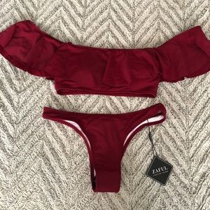 Off the shoulder bikini